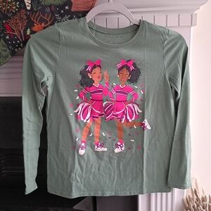 Place L 10/12 Cheerleading Graphic Tee